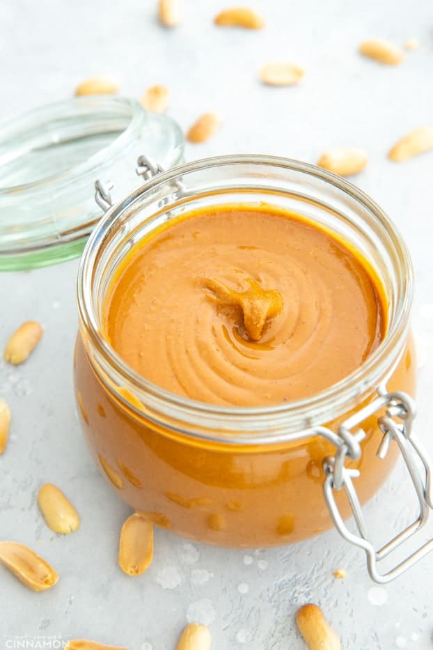How To Make Homemade Peanut Butter - Not Enough Cinnamon