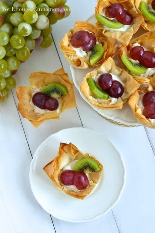 Ricotta Fig Phyllo Cups — Broke and Cooking