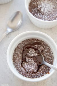 Healthy Molten Chocolate Lava Cake Recipe (Paleo, Gluten-free)
