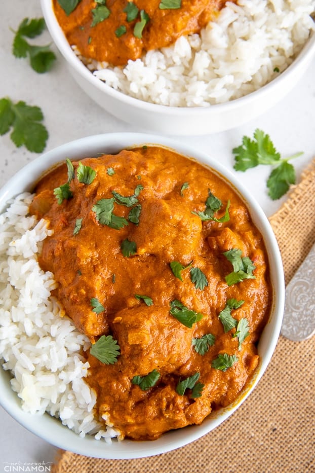 Slow Cooker Butter Chicken (Dairy Free) - Not Enough Cinnamon