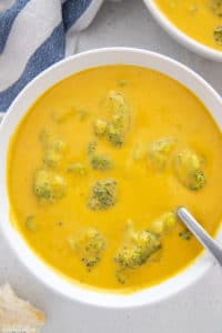 Vegan Broccoli Cheese Soup Recipe - Not Enough Cinnamon