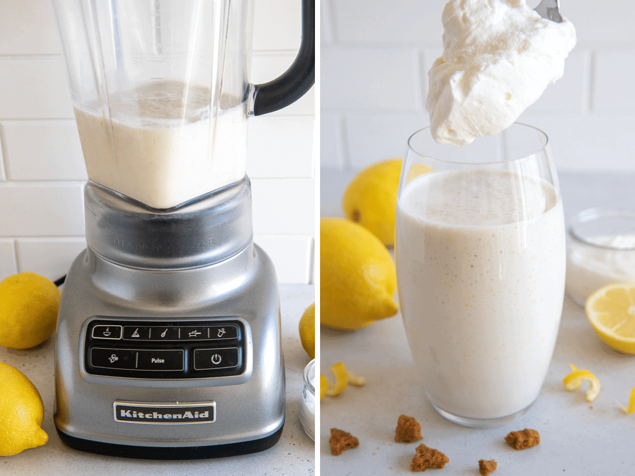 How to mix a protein shake (protein supplement powder) using a blender DIY  