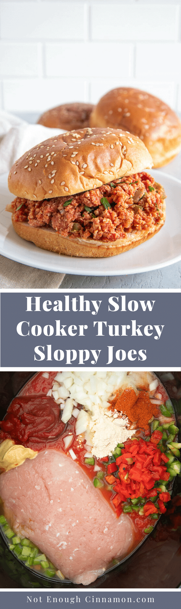 Healthy Slow Cooker Turkey Sloppy Joes Not Enough Cinnamon